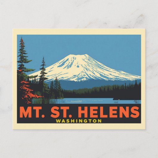 Carte Postale Mt. St. Helens Washington (Devant)