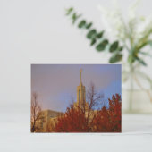 Carte Postale Mt. Timpanogos LDS Mormon Temple ,  Utah (Debout devant)