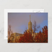 Carte Postale Mt. Timpanogos LDS Mormon Temple ,  Utah (Devant / Derrière)