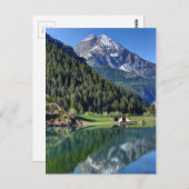 Carte Postale Mt. Timpanogos - Réservoir de la fourche de Tibble (Devant / Derrière)