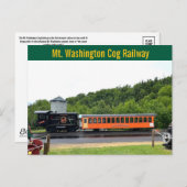Carte Postale Mt. Washington Cog Railway Postcard (Devant / Derrière)