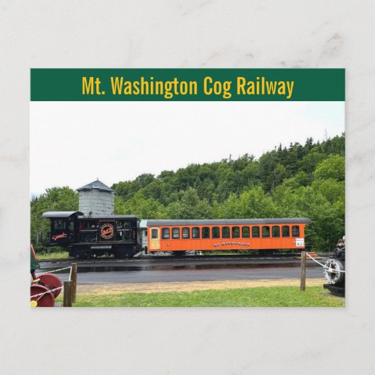 Carte Postale Mt. Washington Cog Railway Postcard (Devant)