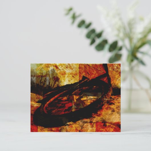 CARTE POSTALE MTB (Debout devant)