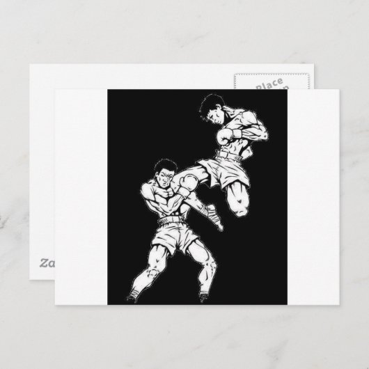 Carte Postale Muay Thai (Devant / Derrière)