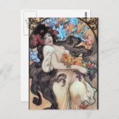 Carte Postale Mucha (Devant / Derrière)