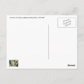 Carte Postale Mucha Art Nouveau : Une Femme Daisée (Dos)