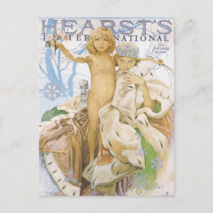 Carte postale : Mucha Magazine Illustration