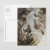 Carte Postale Mucha Postcard : Illustration du blog Le Pater (Devant / Derrière)