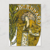 Carte Postale Mucha - Sarah Bernhardt - Gismonda (Devant)