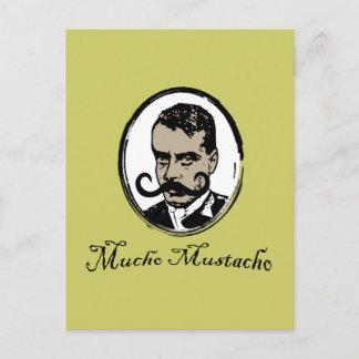 Carte Postale Mucho Mustacho - Zapata