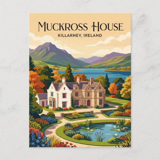 Carte Postale Muckross House Irlande (Devant)