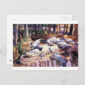 Carte Postale Muddy Alligators par John Singer Sargent (Devant / Derrière)