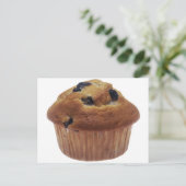 Carte Postale Muffin aux bleuets (Debout devant)