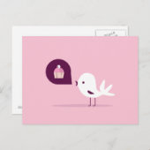 Carte Postale Muffin d'oiseaux (Devant / Derrière)