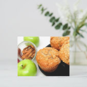 Carte Postale Muffins aux épices d'Apple (Debout devant)