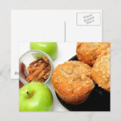 Carte Postale Muffins aux épices d'Apple (Devant / Derrière)