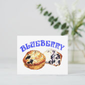 Carte Postale Muffins bleuets (Debout devant)