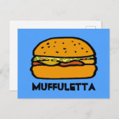 Carte Postale Muffuletta Nouvelle-Orléans (Devant / Derrière)