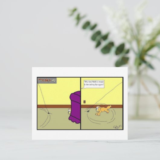 Carte Postale Muffy et la souris (Debout devant)