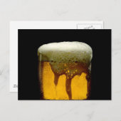 Carte Postale Mug De Bière Fraîche (Devant / Derrière)