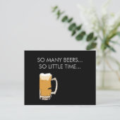 Carte postale Mug de bière mousse (Debout devant)