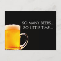 Carte postale Mug de bière mousse