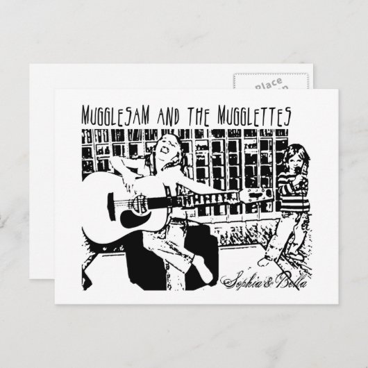 Carte Postale Mugglesam et les Mugglettes (Devant / Derrière)