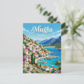 Carte Postale Muğla Turquie (Debout devant)
