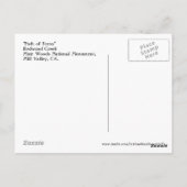 Carte postale Muir Woods (Dos)