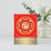 Carte postale Muladhara ou Root Chakra (Debout devant)