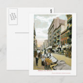Carte Postale Mulberry St., New York (Devant / Derrière)