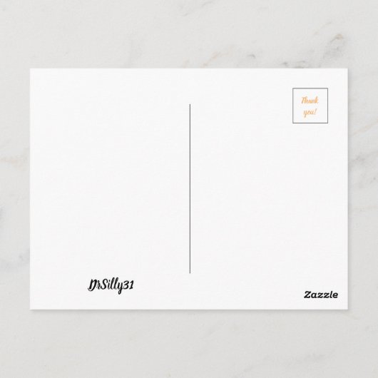 Carte Postale Mule Deer (Dos)