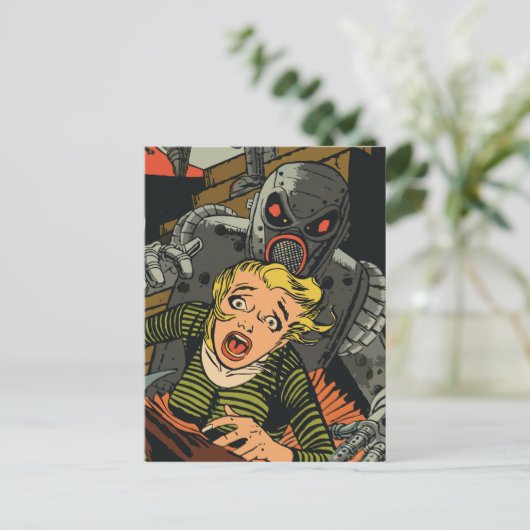 Carte Postale Mulher em fuga (Debout devant)