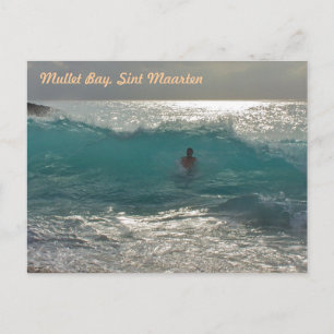 Carte Postale Mullet Bay, SXM