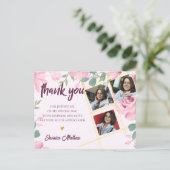 Carte Postale Multi Photo Class of 2025 Graduation Merci (Debout devant)