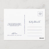 Carte postale Multicolor Elegant Merci Floral (Dos)