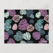 Carte Postale Multicolor Feuilles tropicaux 5 (Dos)