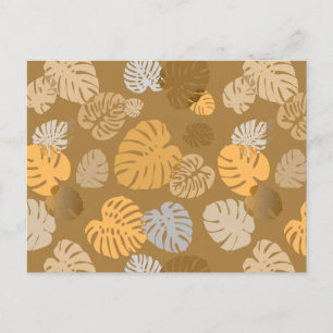 Carte Postale Multicolor Feuilles tropicaux 6