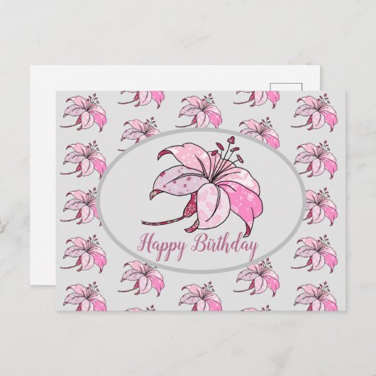 Carte postale multicolore (Devant / Derrière)