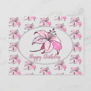 Carte postale multicolore