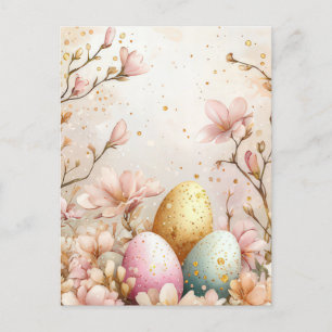 Carte postale multicolore d'Aquarell Oster avec oe