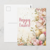 Carte postale multicolore d'Aquarell Oster avec oe (Devant / Derrière)