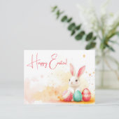 Carte postale multicolore d'Aquarell Oster avec oe (Debout devant)