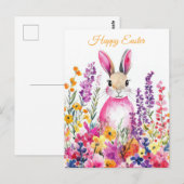 Carte postale multicolore d'Aquarell Oster avec oe (Devant / Derrière)