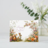 Carte postale multicolore d'Aquarell Oster avec oe (Debout devant)