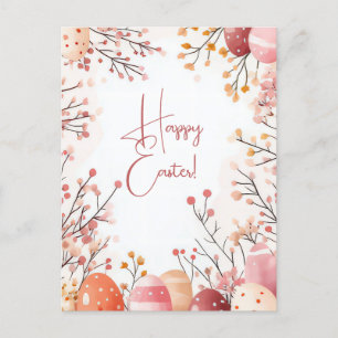 Carte postale multicolore d'Aquarell Oster avec oe