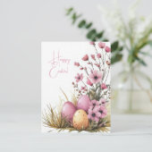 Carte postale multicolore d'Aquarell Oster avec oe (Debout devant)