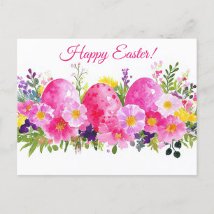 Carte postale multicolore d'Aquarell Oster avec oe