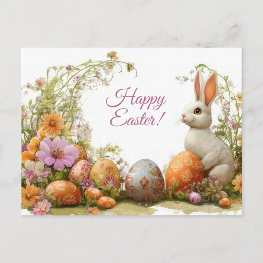 Carte postale multicolore d'Aquarell Oster avec oe (Devant)