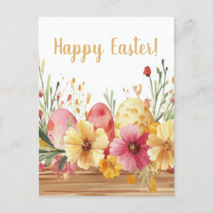 Carte postale multicolore d'Aquarell Oster avec oe